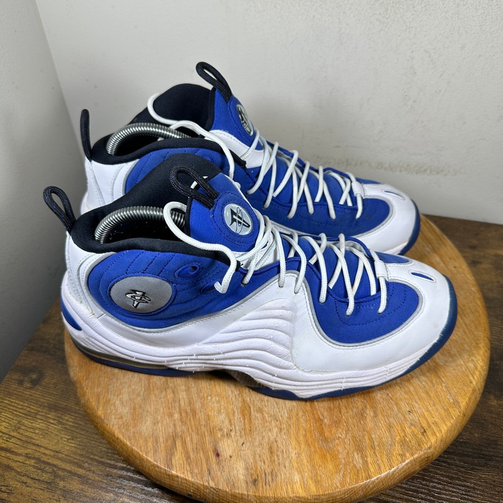 Nike Air Penny 2 Atlantic Blue White 333886-400 Mens Size 10.5 Retro Basketball